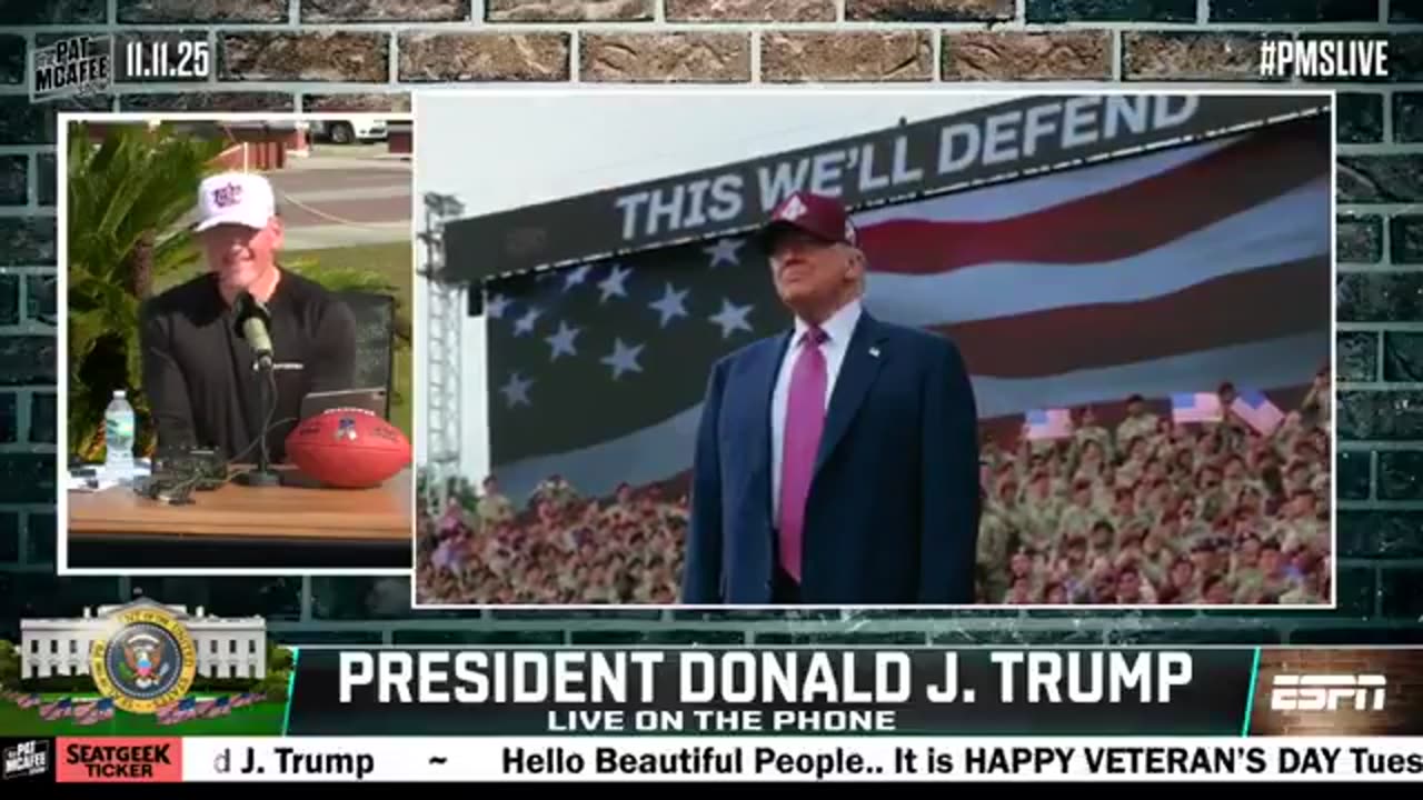 TRUMP: I hate the kickoff in football. I think its so terrible. I dont want to say