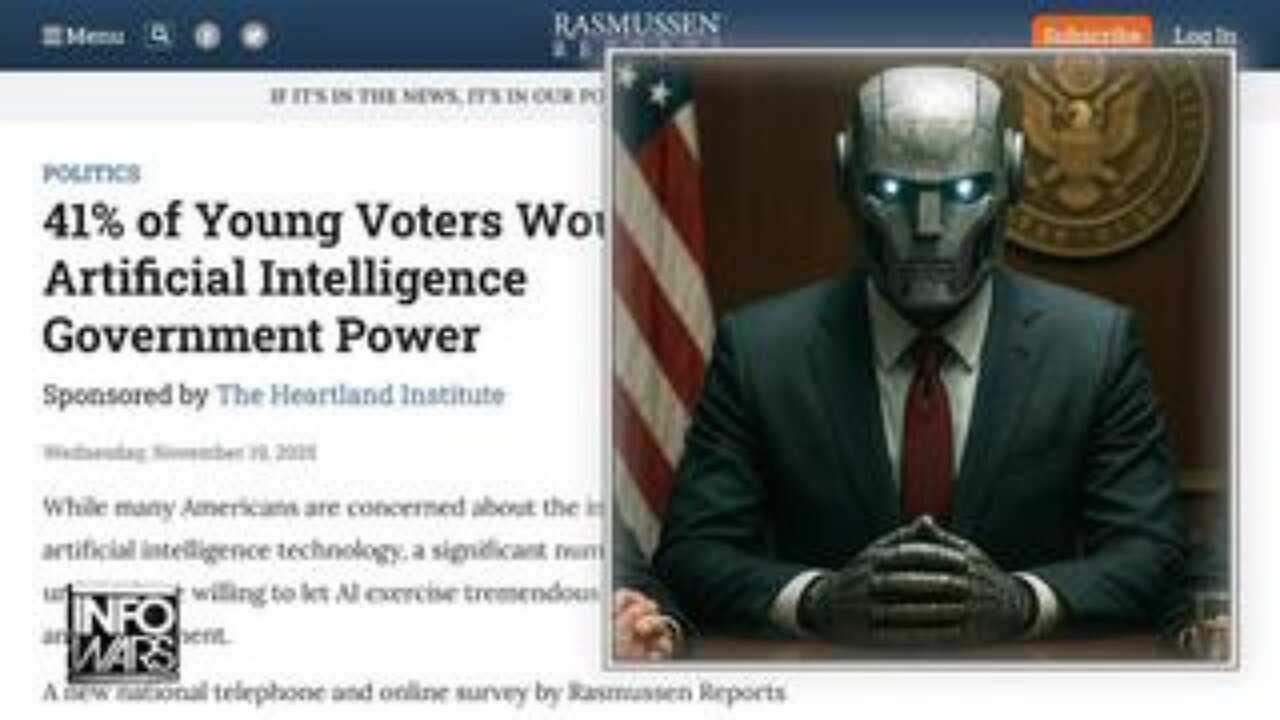 41% Of Young Voters & 55% Of Young Conservatives Want AI Dictatorship!