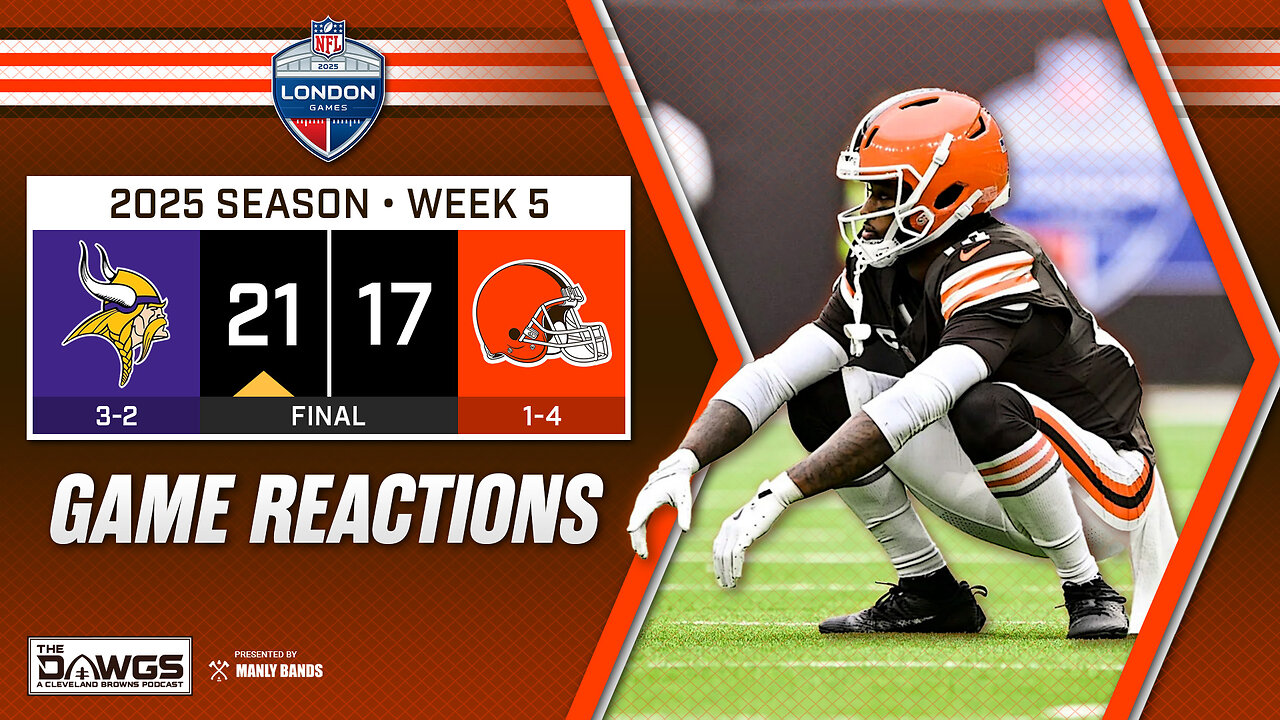 Vikings x Browns: Game Reactions - Browns Blow Another Game They Shouldve Won