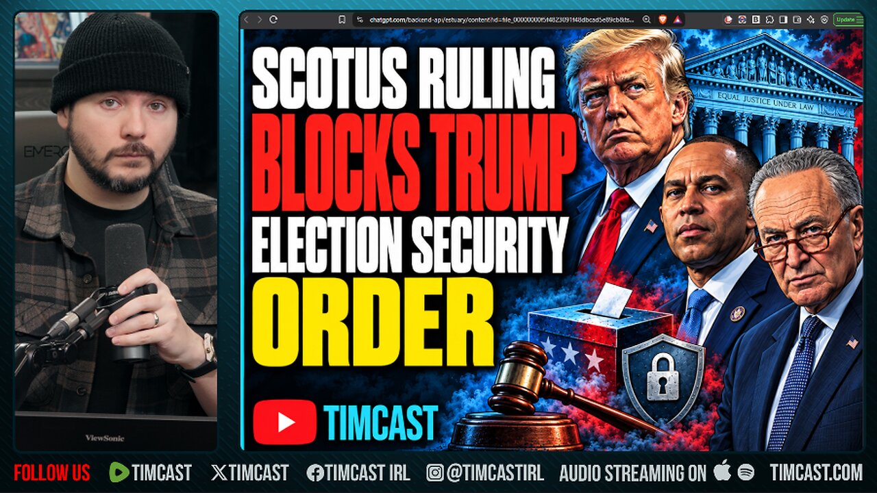 LIVE: SCOTUS BLOCKS Trump Election Order But It May Be TOO LATE | Tim Pool thumbnail