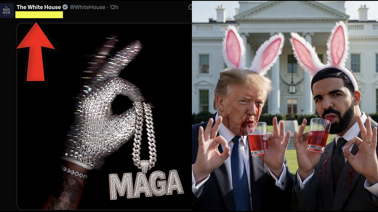 MAGA CHROME OF THE BEAST! THE WHITE HOUSE SENDS A NOT SO CRYPTIC 666 ANTICHRIST MESSAGE!