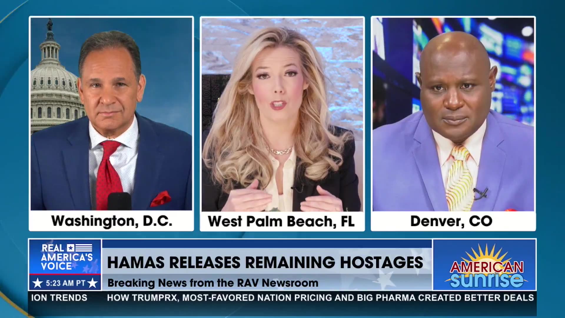 THE EMOTIONAL RETURN OF THE HOSTAGES