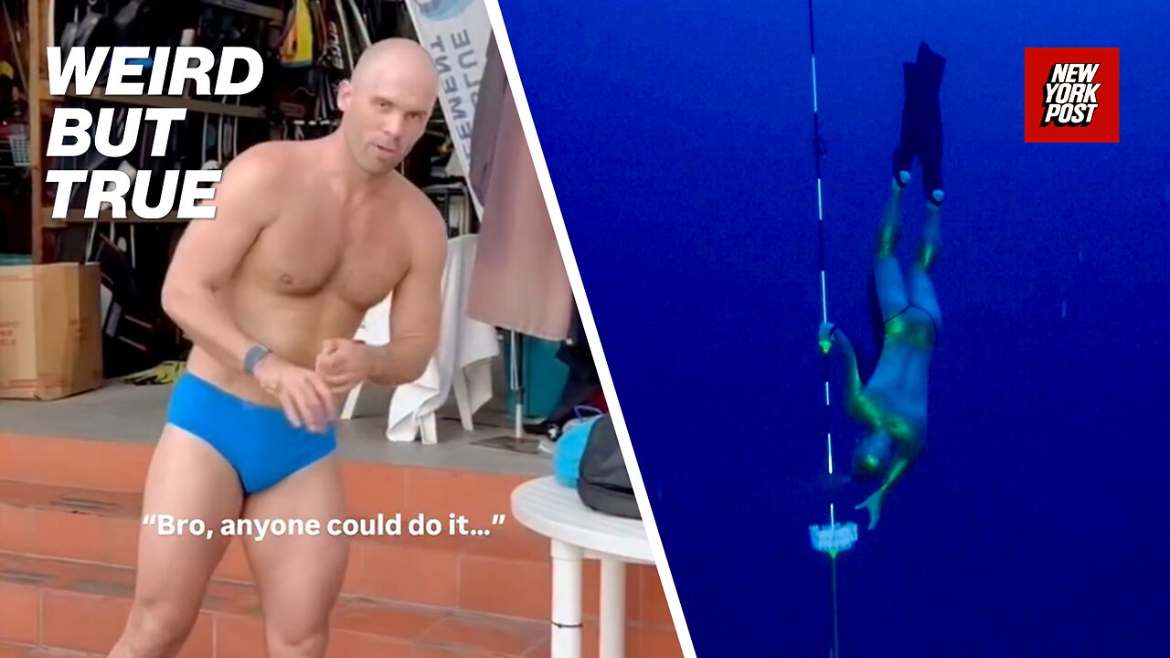 Worlds best free-diver will leave you gasping for air | Weird But True