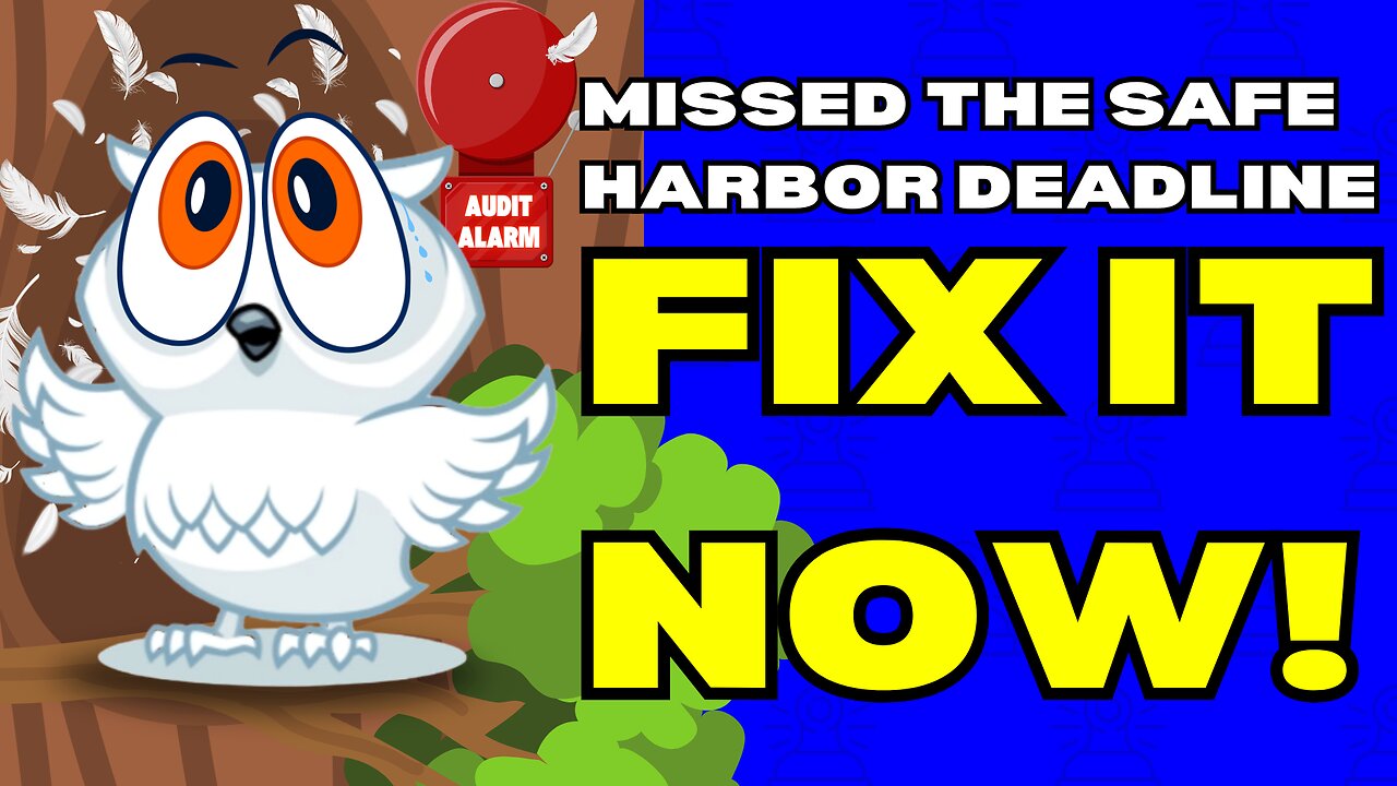 Safe Harbor Allocation Plan: What You Need to Know (And Why Its Not Too Late)