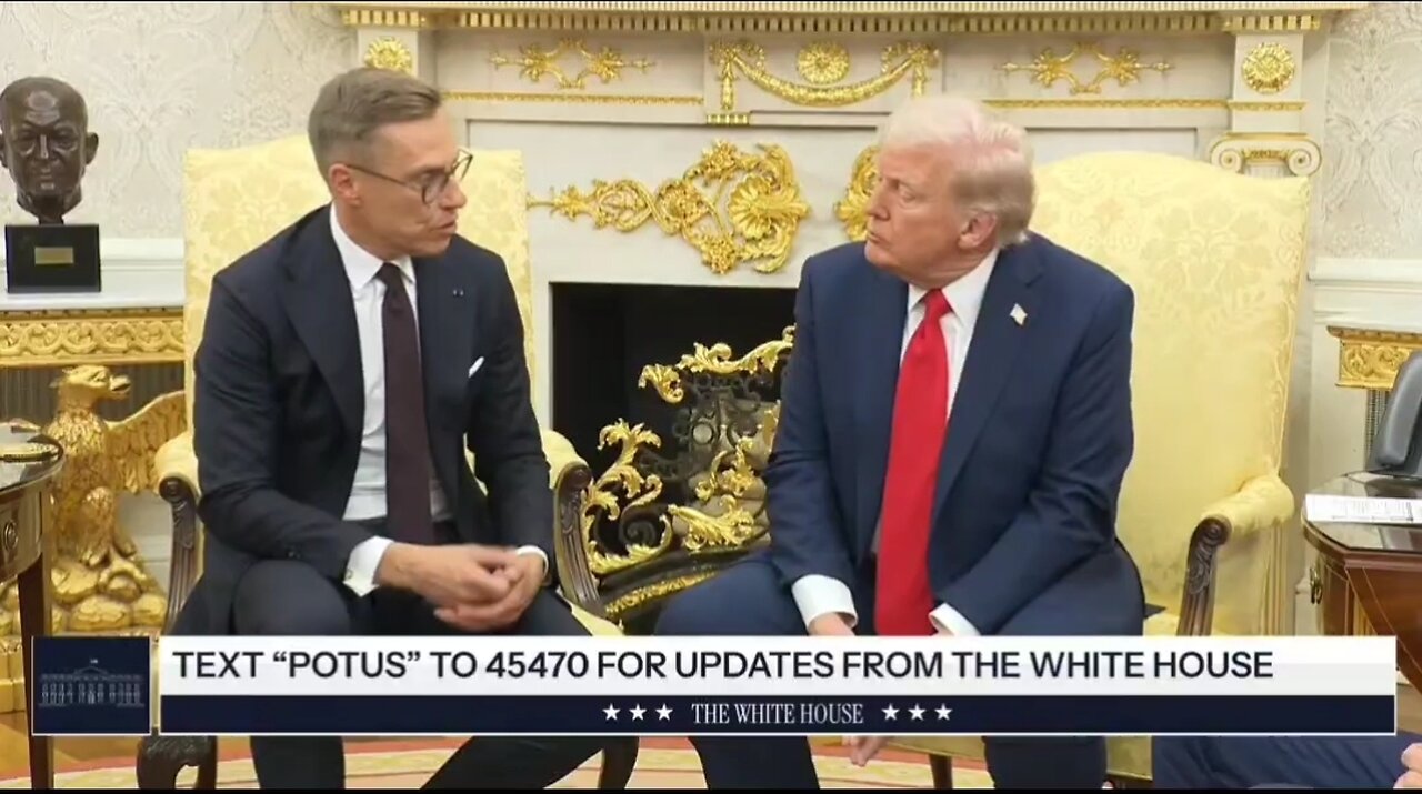 Finnish President to Trump: I Was Shocked You Got NATO To Give 5%