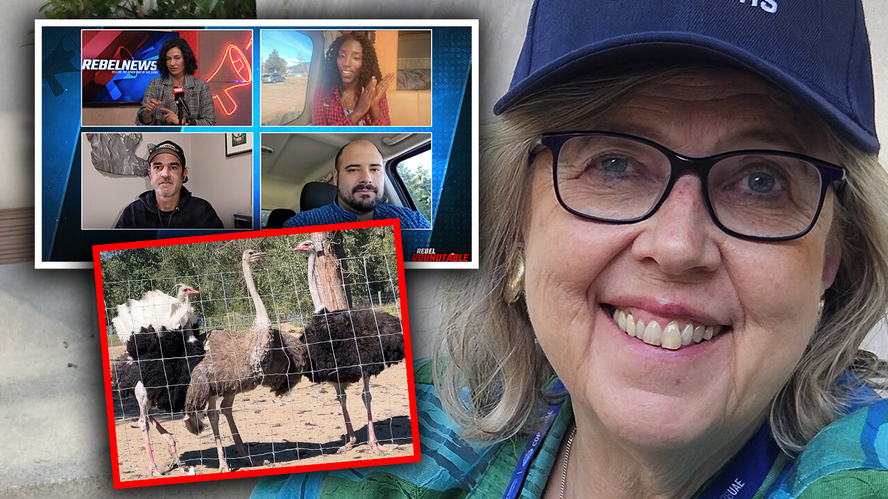 Elizabeth May defends B.C. ostriches — but cant resist a swipe at their MAGA supporters