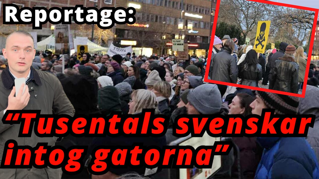 Historiskt stor demonstration i Eskilstuna! Helt fantastiskt - Reportage