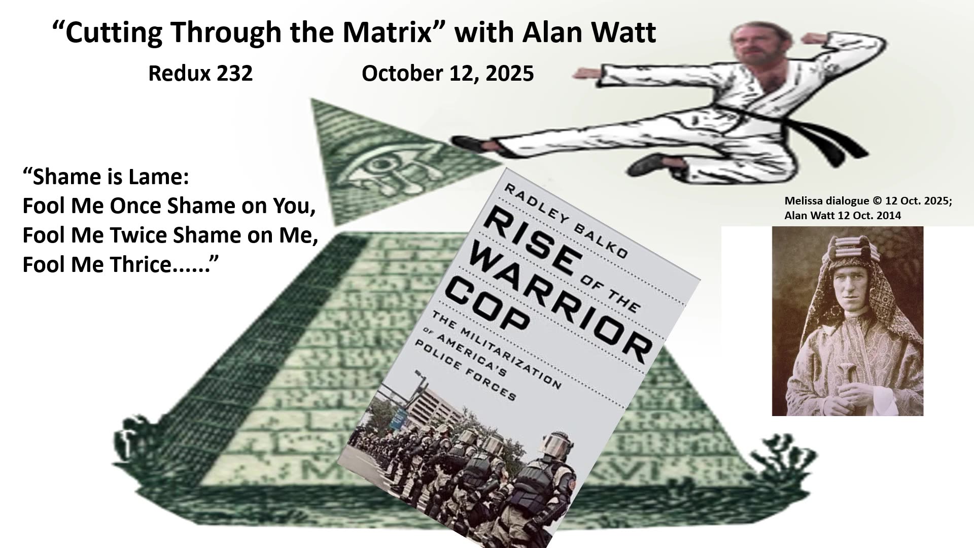 Alan Watt Redux 232 - Shame is Lame - Oct. 12, 2025