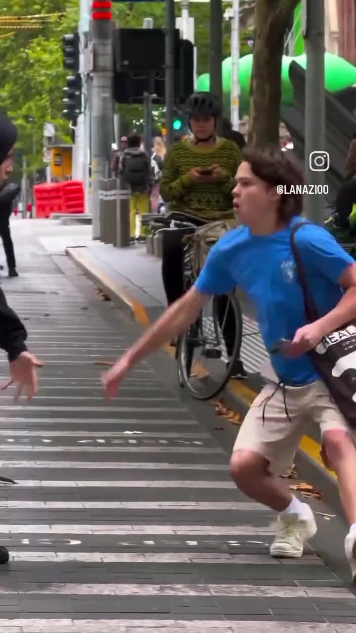Try not to laugh prank in public 😂😂😂!