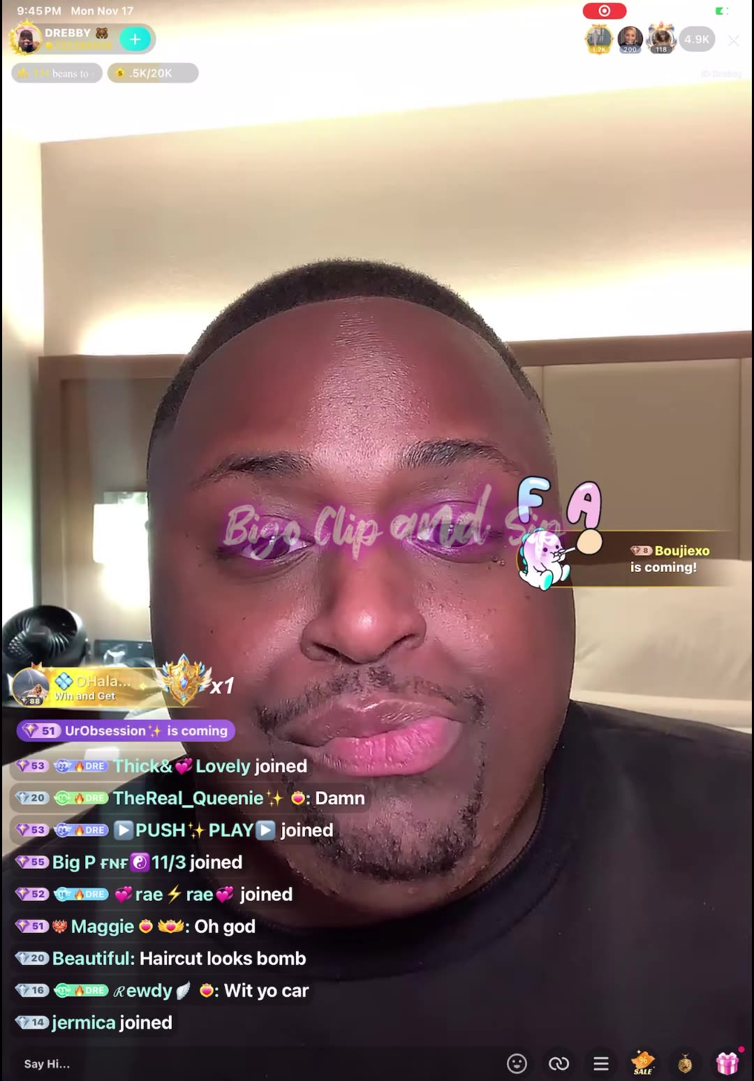 DreBaby crying about his roommate moving out while he was in ATL 11/17/25 #bigoclipandsip