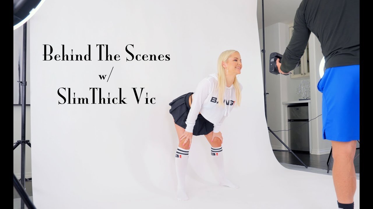 Vic Marie Behind the Scenes: Makeup & Outfit Check for Photoshoot