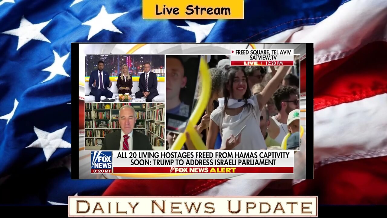 x498b: Fox News - Hamas time is up: ALL living hostages released from captivity as Gaza war ends