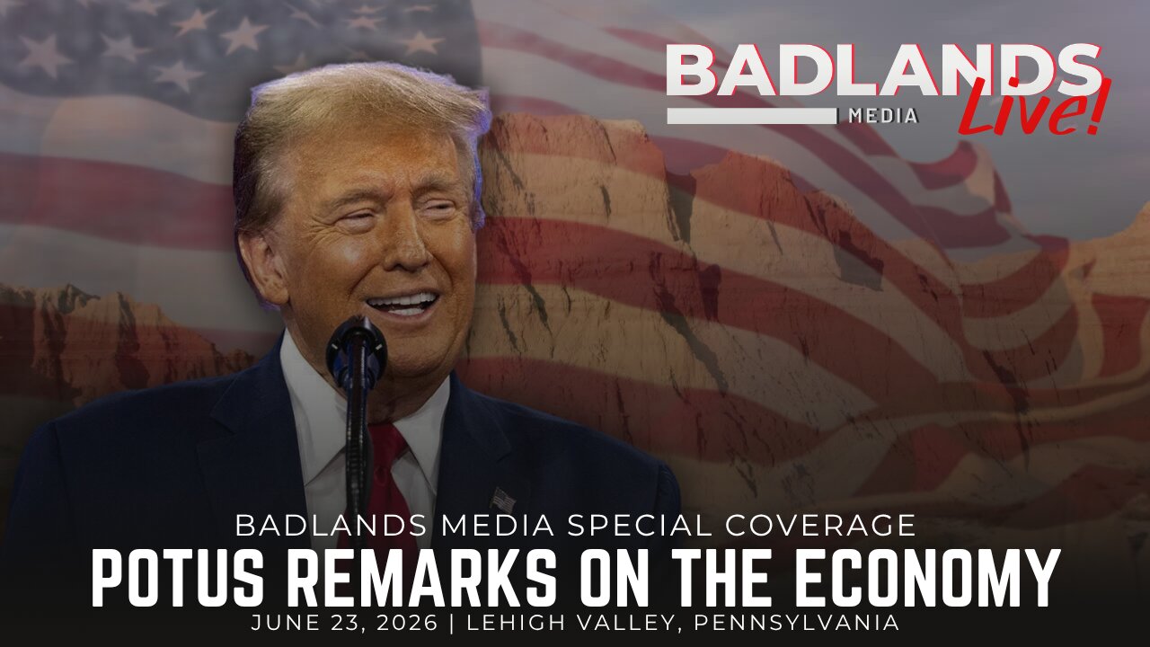 Badlands Media Special Coverage - President Trumps Remarks on the Economy