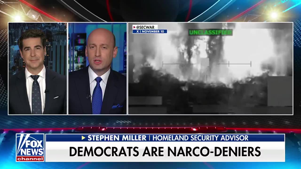 Jesse Watters - 🚨 NEW: Stephen Miller goes NUCLEAR on Democrats for PROTECTING NARCO-...