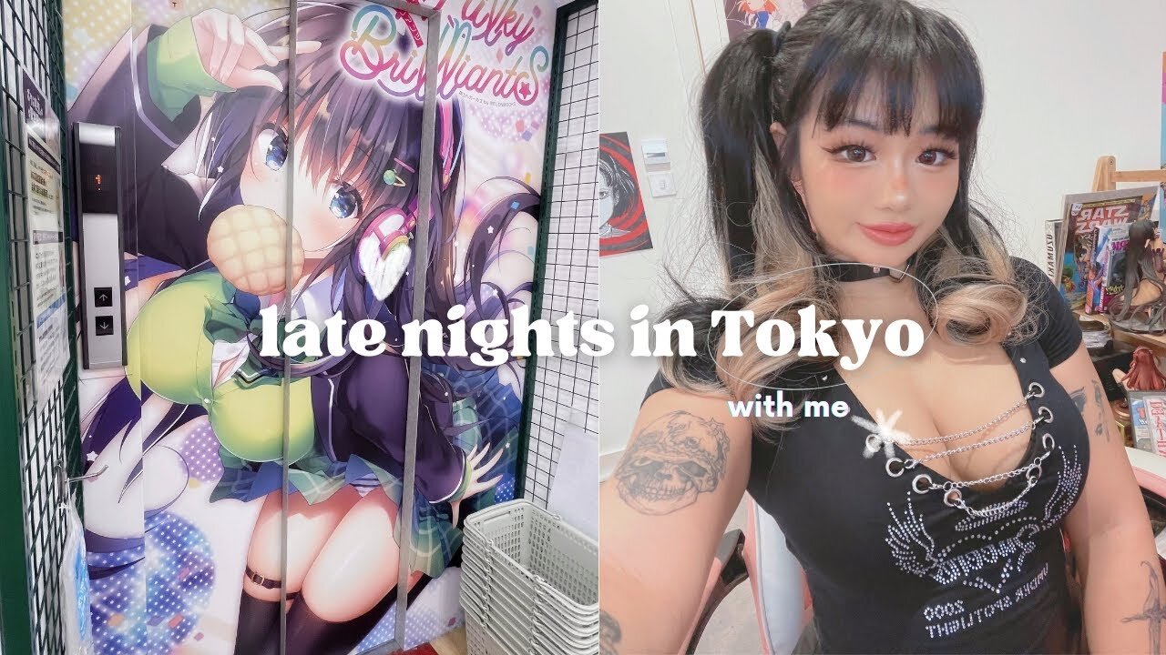 Tokyo Late Night Japan Travel Vlog & City Aesthetics | nnnnekochan | KYZ HUB