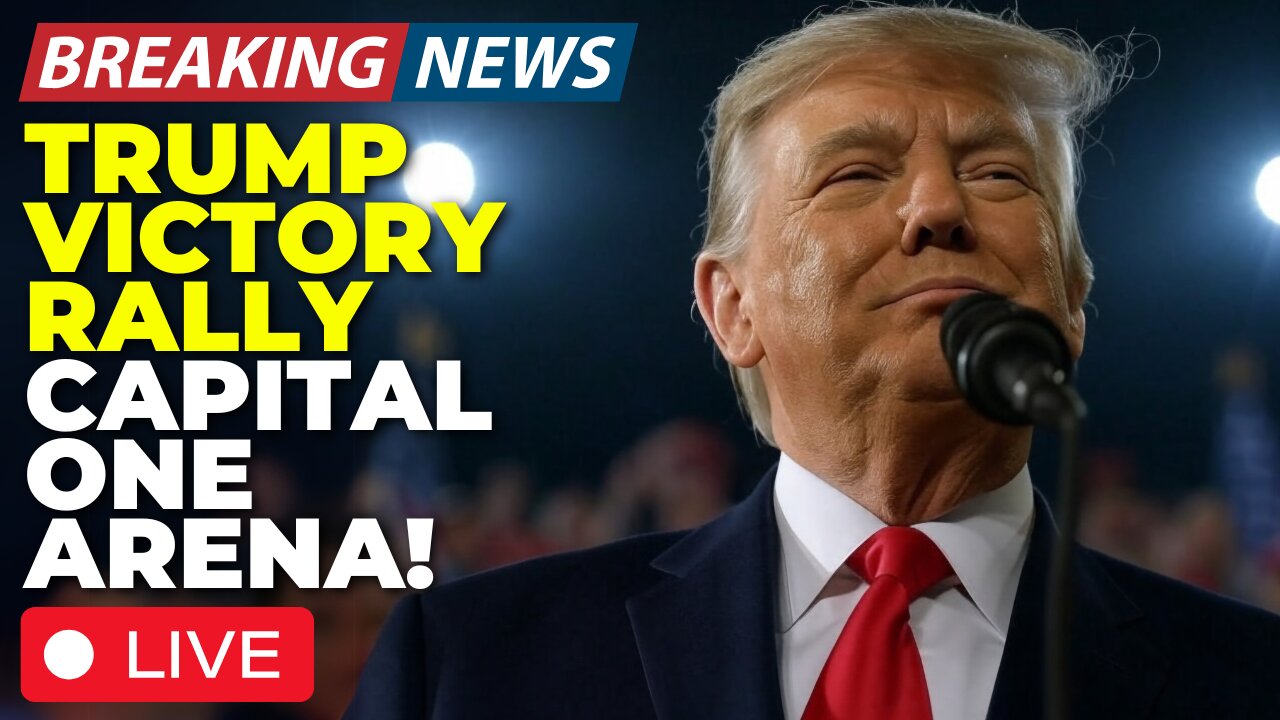 🚨LIVE: THOUSANDS FLOOD DC FOR TRUMPS HISTORIC VICTORY RALLY - WATCH NOW🚨
