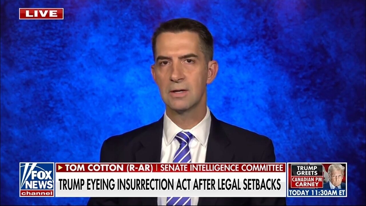 Sen Tom Cotton: Left Wing Mayors Are Holding Back Cops