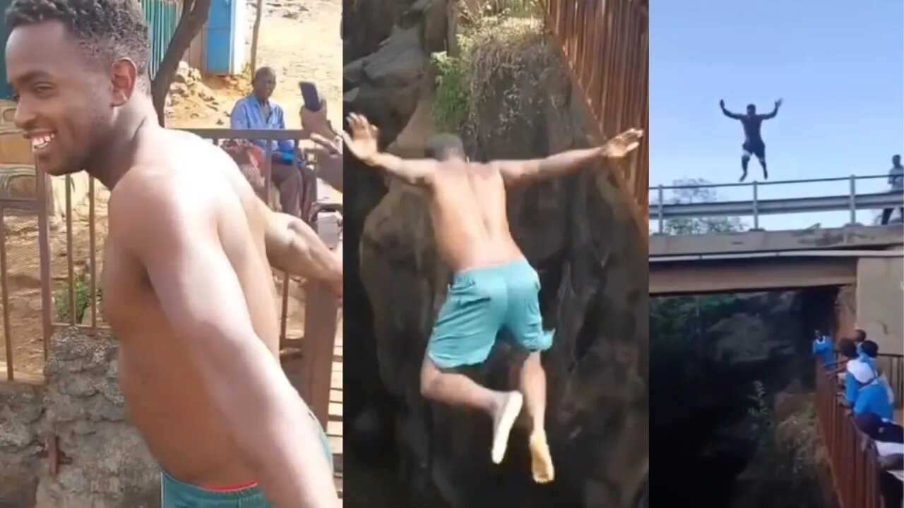 DIVER LAST MOMENTS RECORDED FALLING TO DEATH