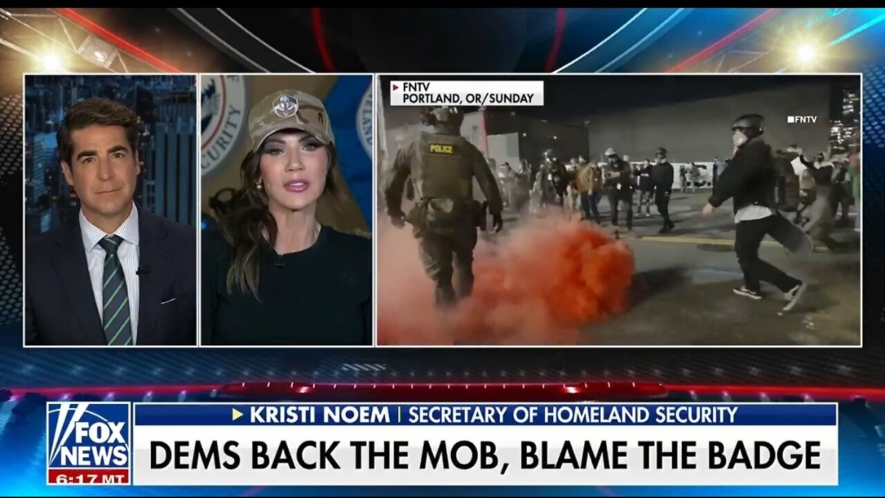 DHS Secretary: Portland Mayor Will Have Blood on His Hands