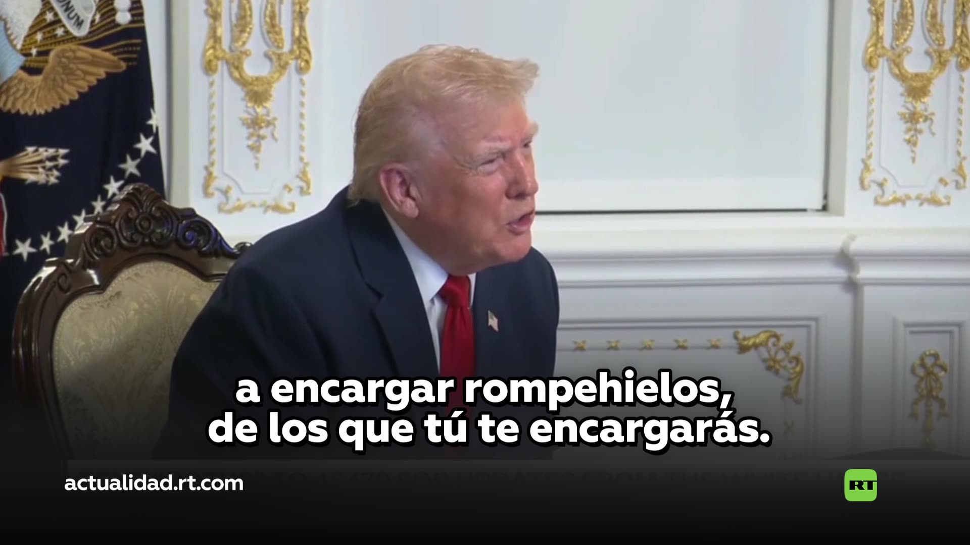 Trump sobre los rompehielos: Rusia tiene 48 y nosotros solo uno, es ridículo