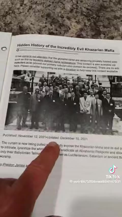 🔎 Hidden history of the incredibly evil 🏴‍☠Khazarian Mafia