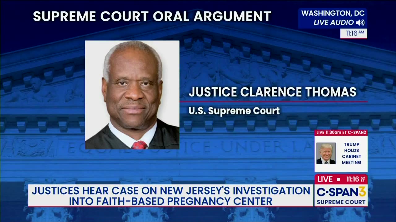 Justice Clarence Thomas Exposes NJ AG Targeting Pro-Life Pregnancy Center With ZERO Complaints