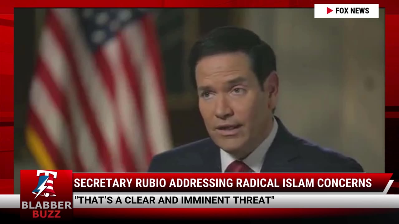 Secretary Rubio Addressing Radical Islam Concerns