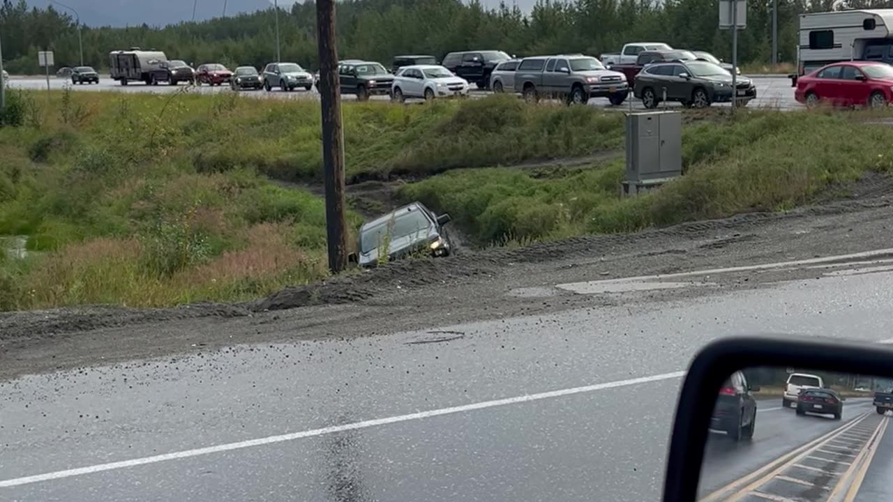 Chevy Stuck in a Ditch