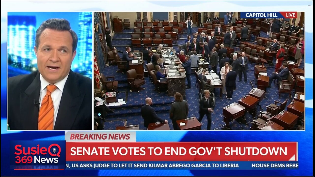SENATE VOTES TO END GOVT SHUTDOWN