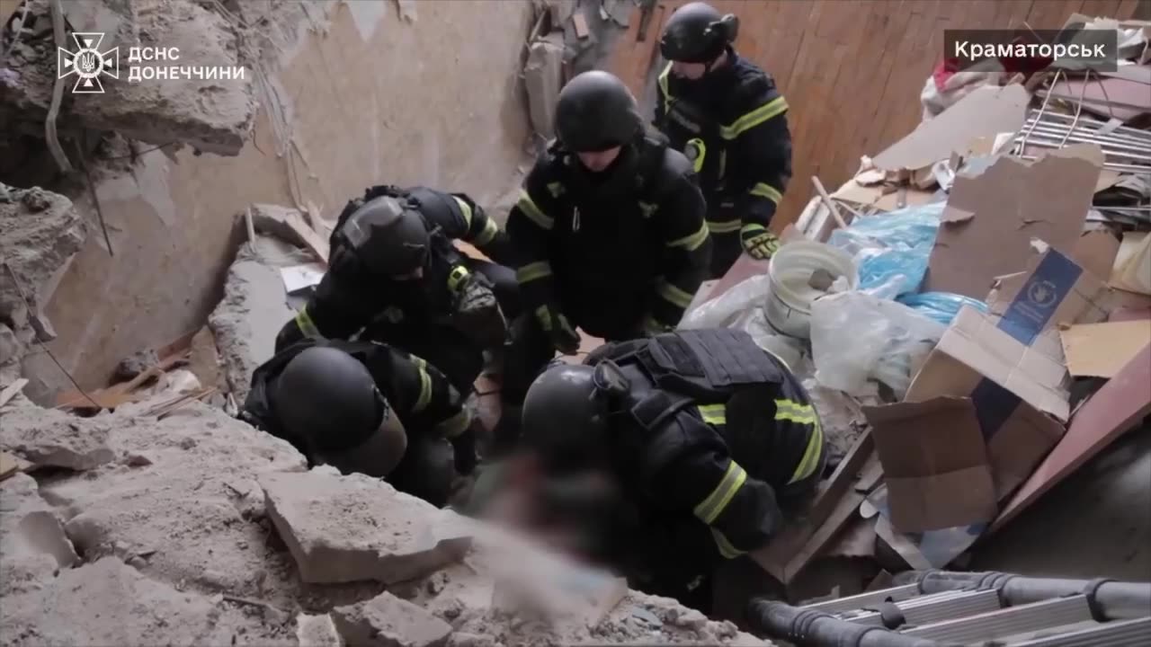 π The number of people killed during the shelling of Kramatorsk has increased to two,
