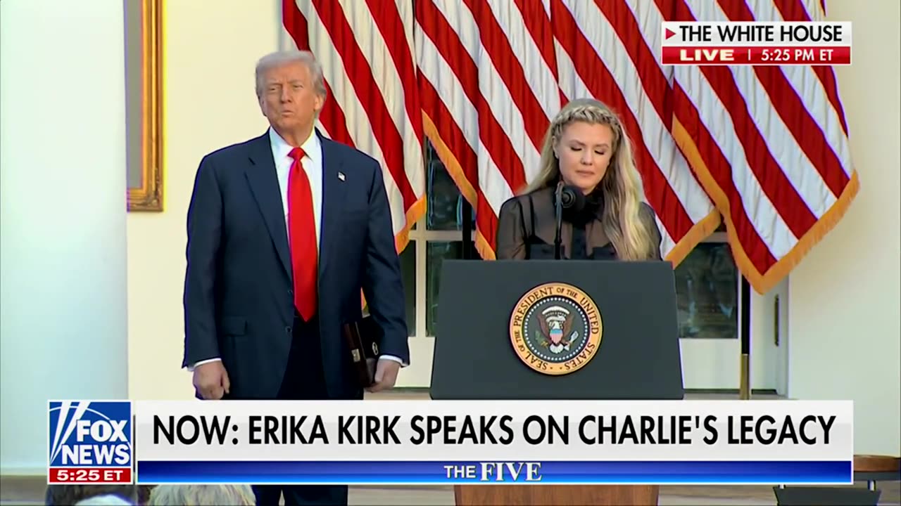 Watch As Charlie Kirks Widow Reads Birthday Message Daughter Had For Late Father