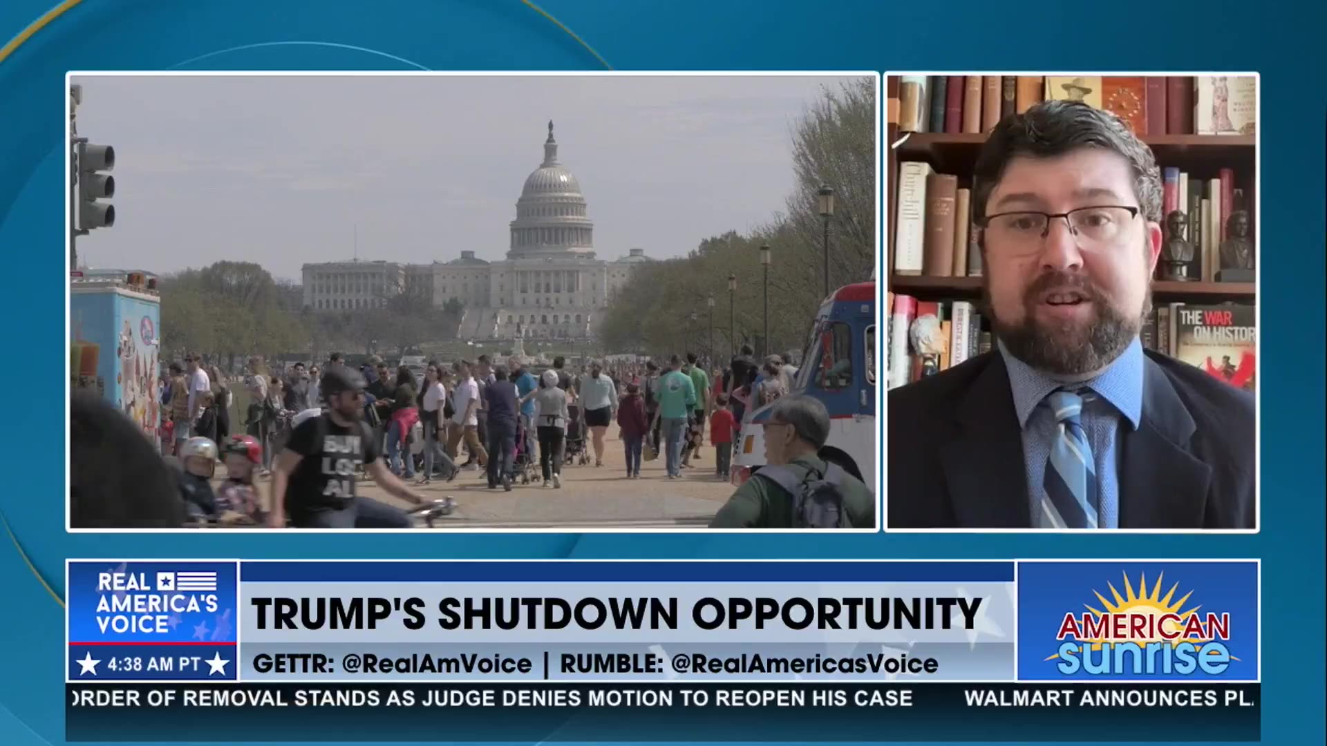 TRUMPS SHUTDOWN OPPORTUNITY