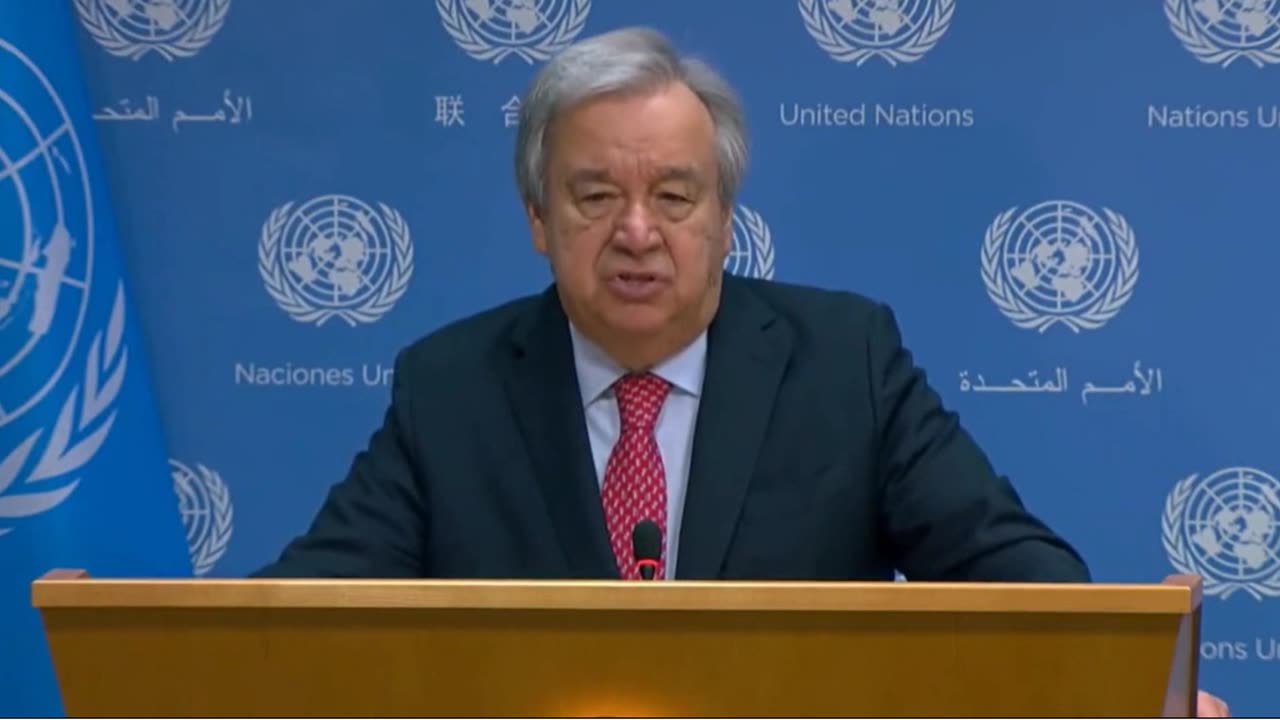 UN Head Announces Era of Global Boiling | Antonio Guterres