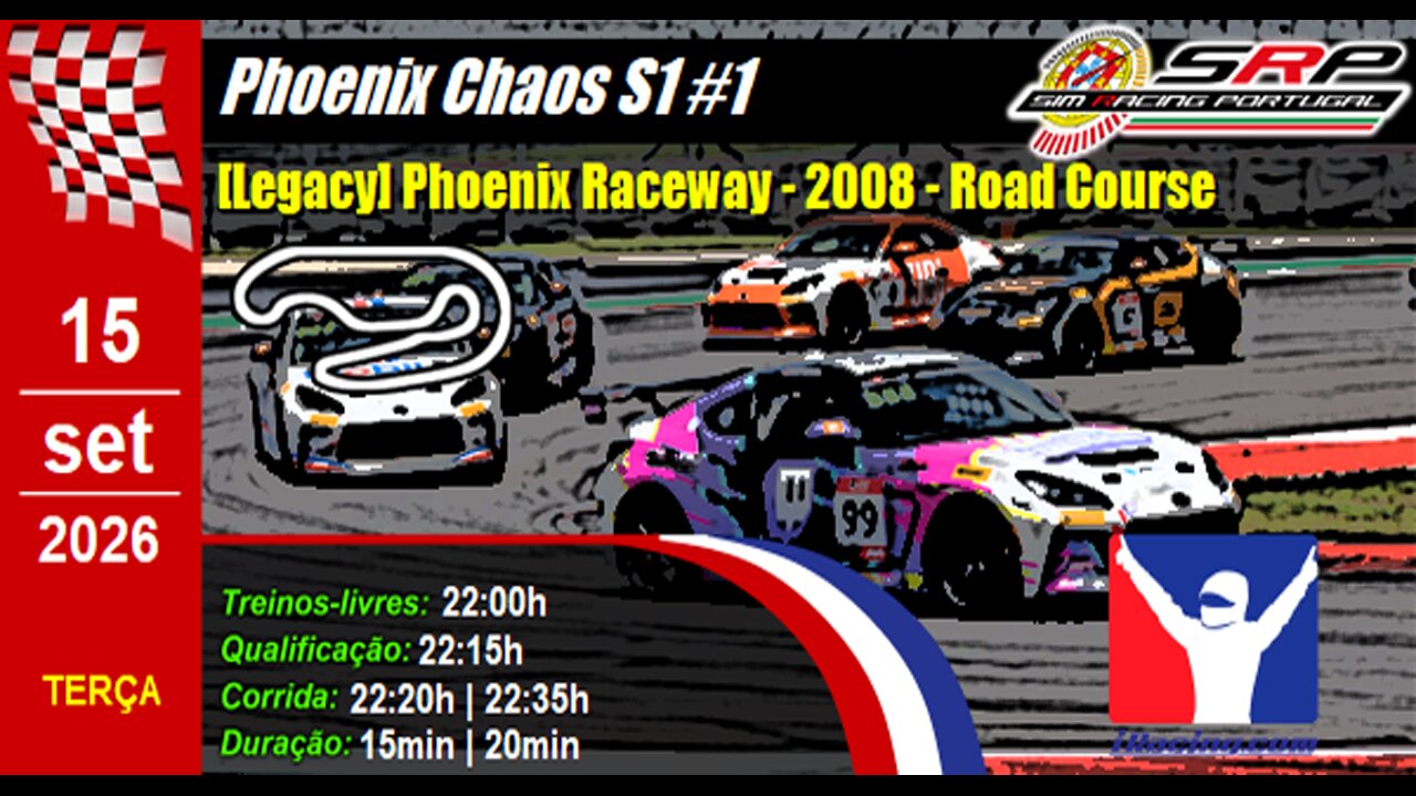 🇵🇹 [iRacing Live] 🇵🇹 Phoenix Chaos S1 @ [Legacy] Phoenix Raceway - 2008 ...