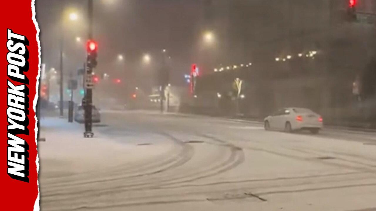 Chicago disappears in whiteout as first winter storm blankets the city