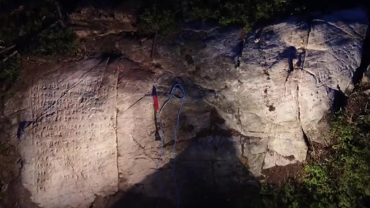 Mystery Of Lords Prayer Rock Carved In Canada In A European Language That Vanished Before Columbus