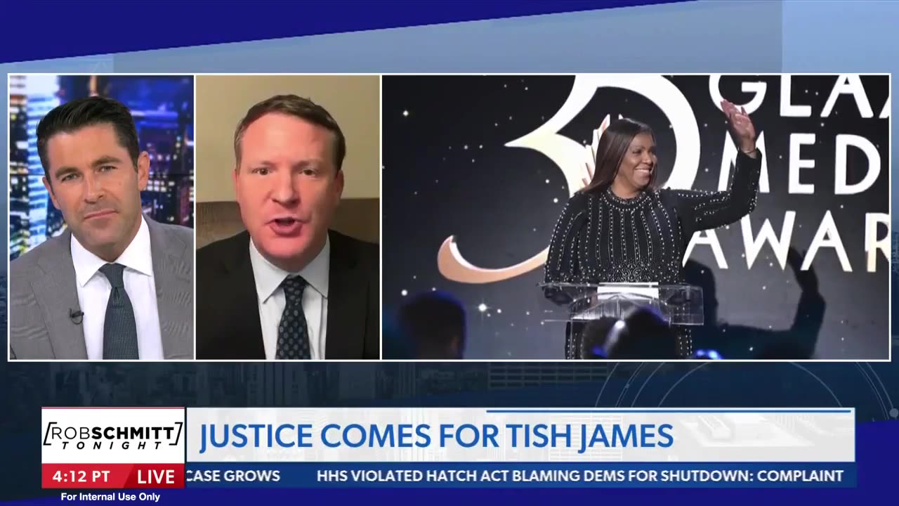 Mike Davis To Rob Schmitt: DOJ Will Make Tish James Primary Residence A Federal Prison In Virginia.