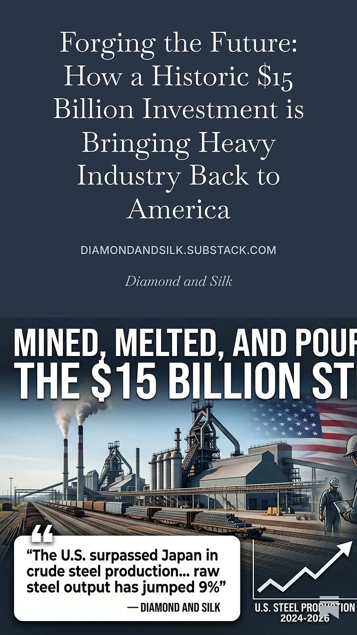 Mined, Melted, & Poured in the USA! ๐บ๐ธ The $15 Billion Steel Revival thumbnail