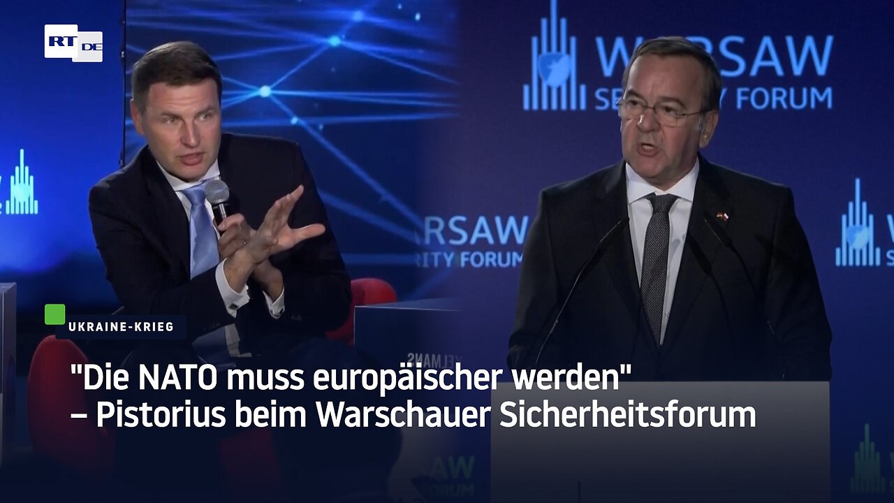 Die NATO muss europäischer werden – Pistorius beim Warschauer Sicherheitsforum