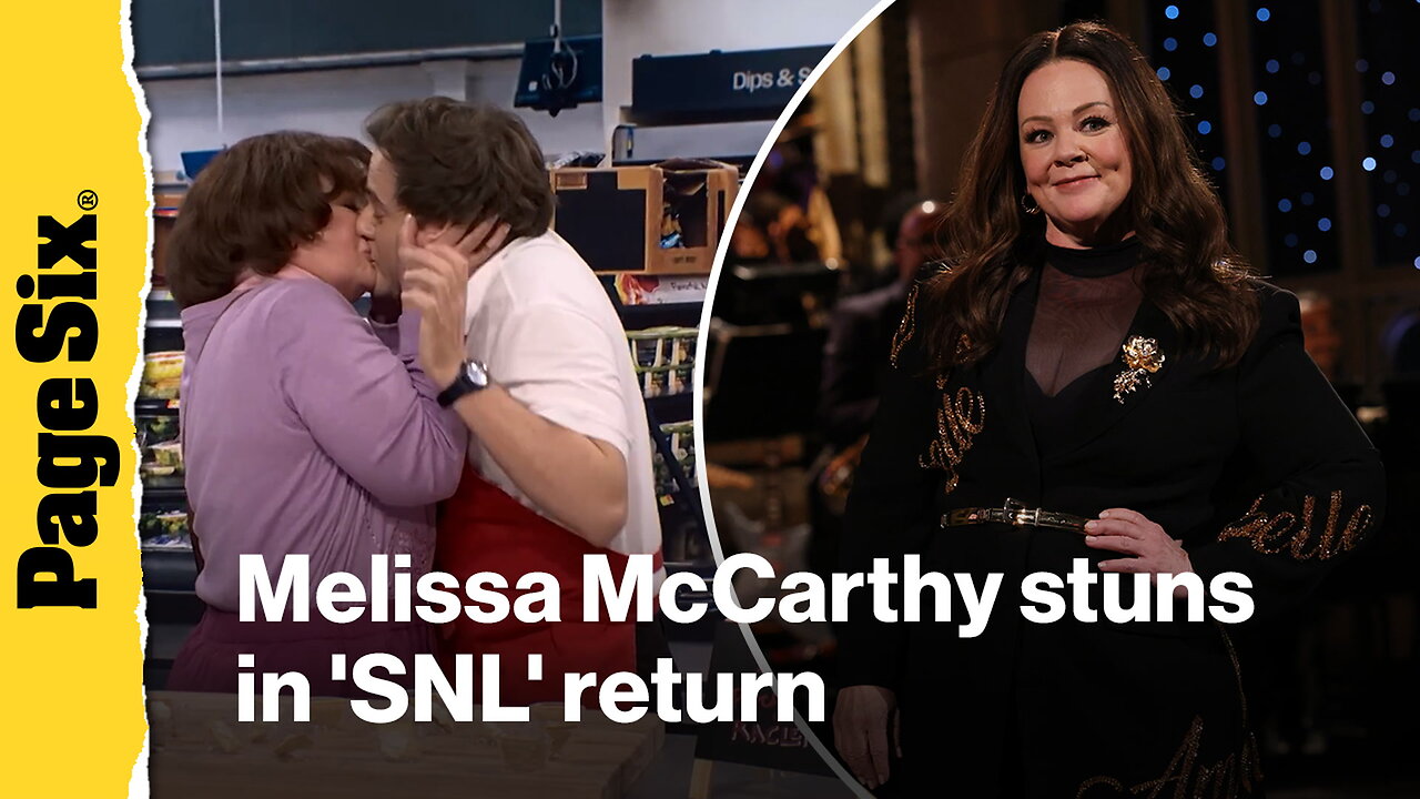 Melissa McCarthys big return to SNL, Sarah Sherman plays viral drunk raccoon