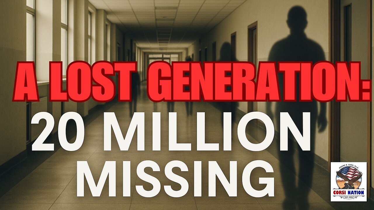20 Million Missing: Gen Z Collapse; The Democrats Latest Epstein Hoax Exposed