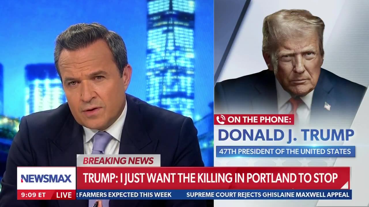 Trump calls Portland ANTIFA TAKEOVER an insurrection.