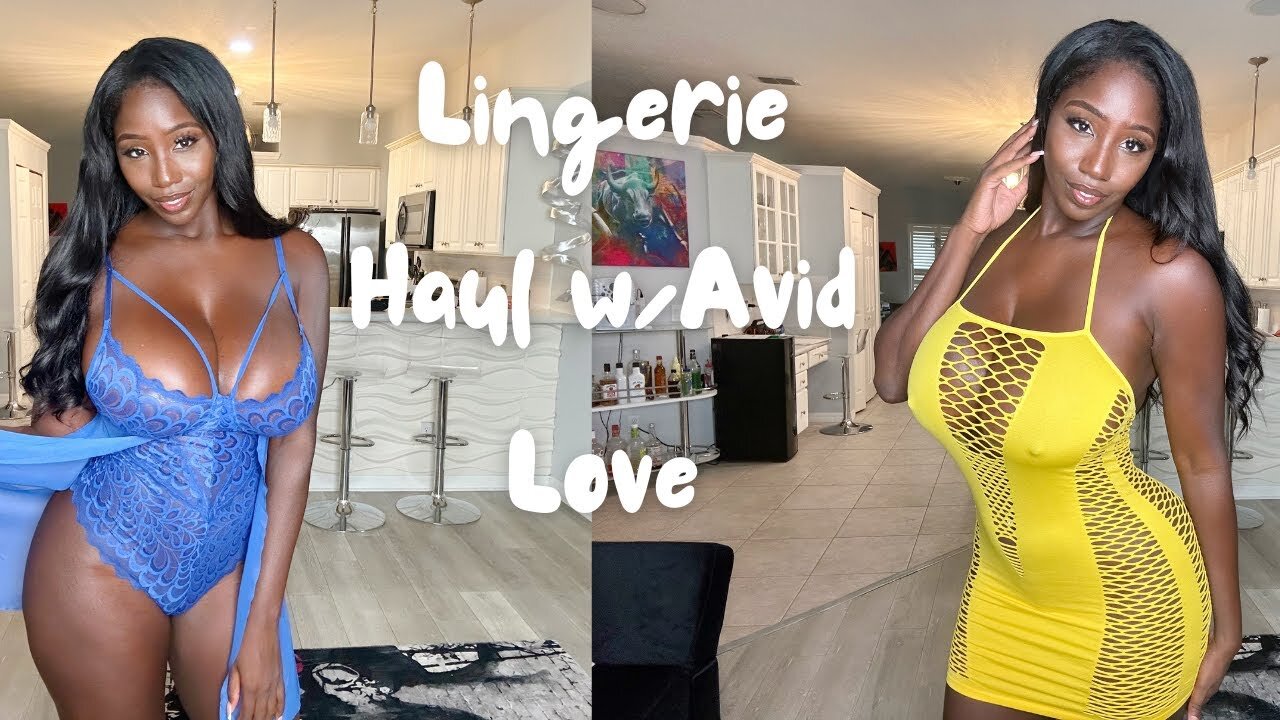 Avid Love Lingerie Try On Haul @ellietheempress