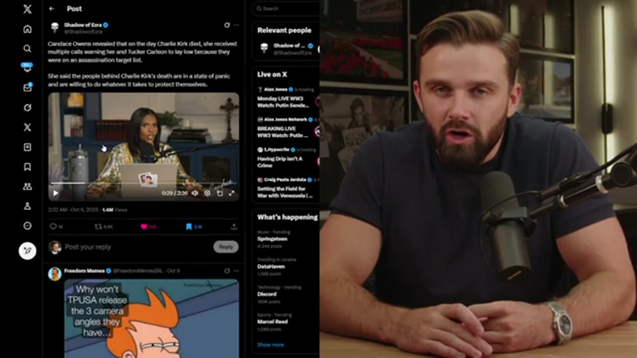 CHARLIE KIRK DECOY ADMITS HE WAS BEING PAID