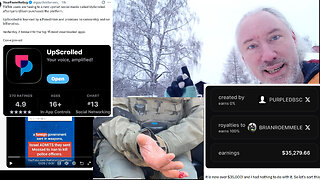 Upscrolled. Baggade $35K. CBDC vs banker. Lagkrig före mord. DISCOMBOBULATOR. Kina Ryssland kaos