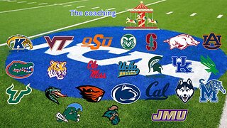 The total college football coaching carousel to date for those wanting all 24 colleges