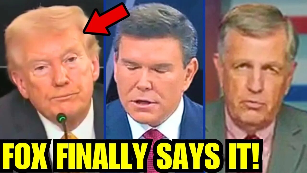 FOX NEWS FINALLY ADMITS ITS ALL TRUMPS FAULT