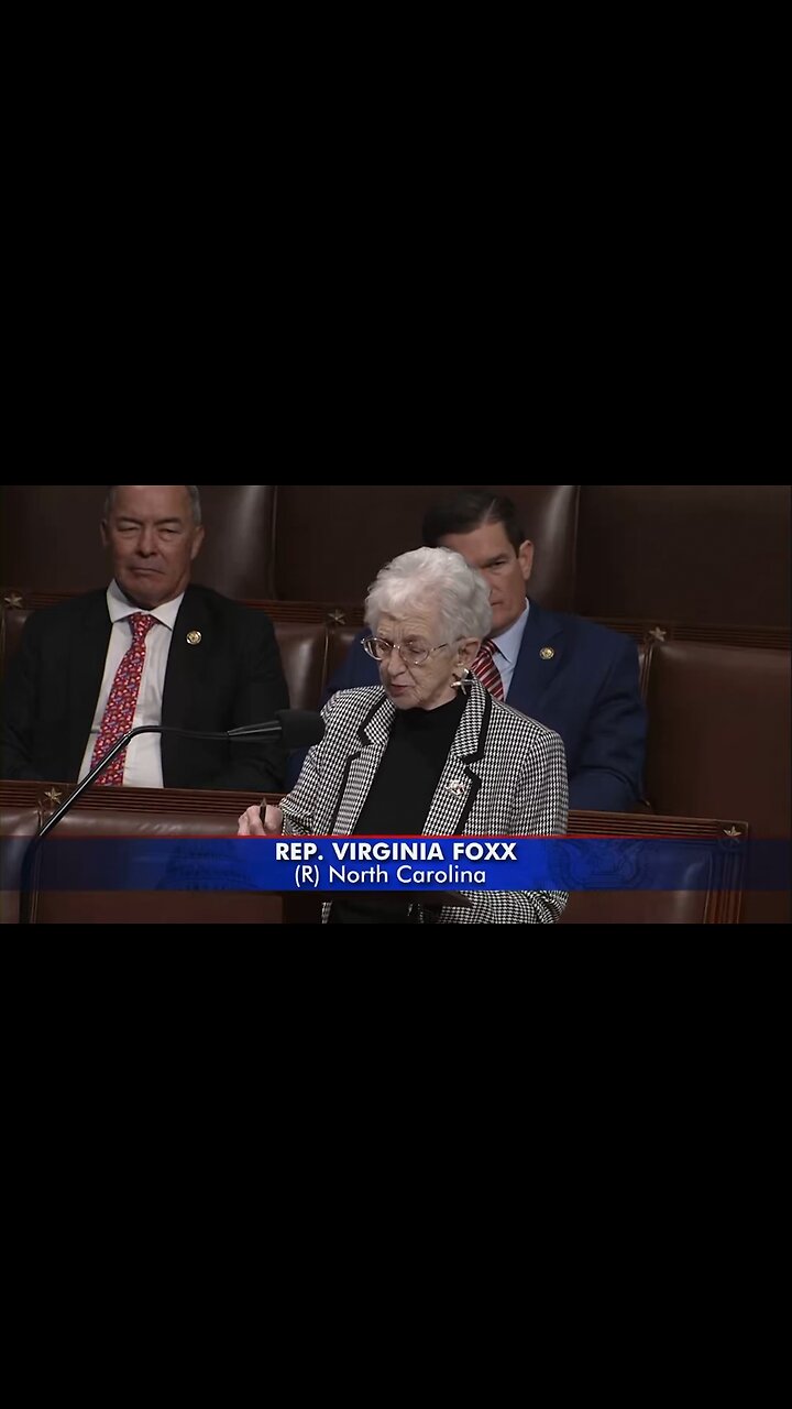 Rep. Foxx BLASTS Democrats Over Govt Shutdown