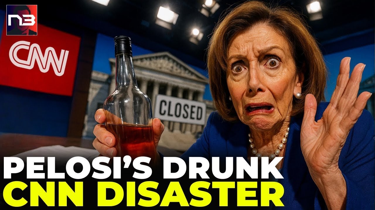 Developing: Pelosi DRUNK on CNN Cant Explain Why Dems Block Gov Reopening – Admits ILLEGAL Secret