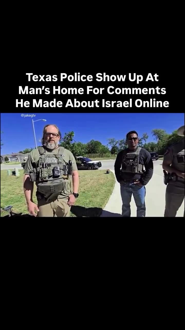 Talk About JEWS and Texas Cops Visit You